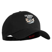 Colorado River Embroidered Solid Cotton Twill Cap - Black OSFM