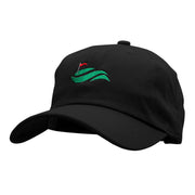 Golf Greens Embroidered Washed Cap