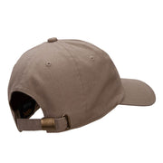 Happy Labrador Head Embroidered Cotton Twill Cap