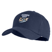 Colorado River Embroidered Solid Cotton Twill Cap - Navy OSFM