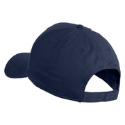 Colorado River Embroidered Solid Cotton Twill Cap - Navy OSFM