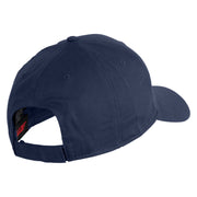Colorado River Embroidered Solid Cotton Twill Cap - Navy OSFM