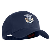 Colorado River Embroidered Solid Cotton Twill Cap - Navy OSFM