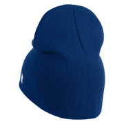 Veteran US Air Force Embroidered 8" Knit Short Beanie - Royal OSFM