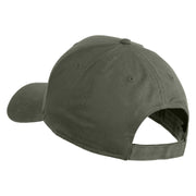 Colorado River Embroidered Solid Cotton Twill Cap - Grey OSFM