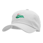 Golf Greens Embroidered Washed Cap