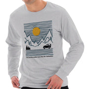 Journey Message Ring Spun Cotton Premium Long Sleeve Graphic Shirt