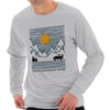 Journey Message Ring Spun Cotton Premium Long Sleeve Graphic Shirt