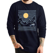 Journey Message Ring Spun Cotton Premium Long Sleeve Graphic Shirt