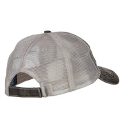 Famous Embroidered Low Profile Cotton Mesh Cap