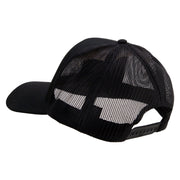 Licensed 18th Airborne Corps Embroidered Solid Cotton Twill Mesh Prostyle Cap - Black OSFM