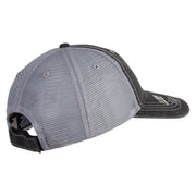 Licensed 101st Airborne Retired Embroidered Low Profile Special Cotton Mesh Cap - Black OSFM