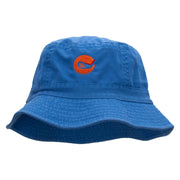 Golfing Iron Embroidered Bucket Hat