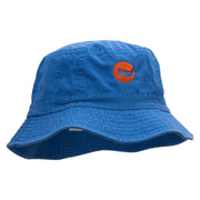 Golfing Iron Embroidered Bucket Hat