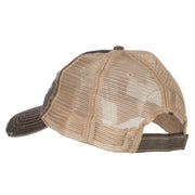 Famous Embroidered Low Profile Cotton Mesh Cap