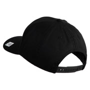 US Marine Corps Retired Design Embroidered Solid Cotton Twill Pro Style Cap - Black OSFM