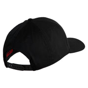 US Marine Corps Retired Design Embroidered Solid Cotton Twill Pro Style Cap - Black OSFM