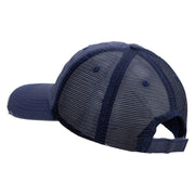Licensed 101st Airborne Retired Embroidered Low Profile Special Cotton Mesh Cap - Navy OSFM