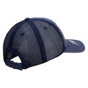 Licensed 101st Airborne Retired Embroidered Low Profile Special Cotton Mesh Cap - Navy OSFM