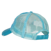 Famous Embroidered Low Profile Cotton Mesh Cap