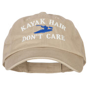 Kayak Hair Don't Care Embroidered Low Profile Cotton Cap