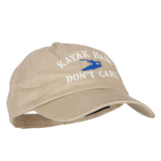 Kayak Hair Don't Care Embroidered Low Profile Cotton Cap