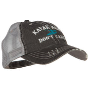 Kayak Hair Don't Care Embroidered Cotton Mesh Cap