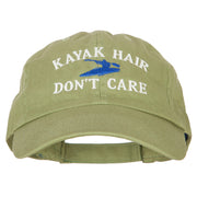 Kayak Hair Don't Care Embroidered Low Profile Cotton Cap