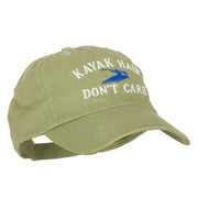 Kayak Hair Don't Care Embroidered Low Profile Cotton Cap