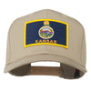 Middle State Kansas Embroidered Patch Cap