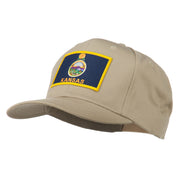 Middle State Kansas Embroidered Patch Cap