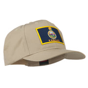 Middle State Kansas Embroidered Patch Cap