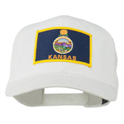 Middle State Kansas Embroidered Patch Cap