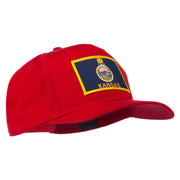 Middle State Kansas Embroidered Patch Cap