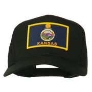 Middle State Kansas Embroidered Patch Cap