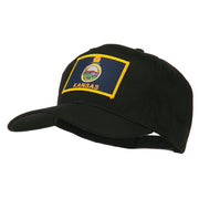 Middle State Kansas Embroidered Patch Cap