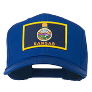 Middle State Kansas Embroidered Patch Cap