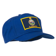 Middle State Kansas Embroidered Patch Cap