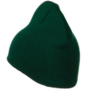 8 Inch Knitted Short Beanie