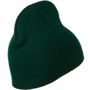 8 Inch Knitted Short Beanie