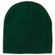 8 Inch Knitted Short Beanie