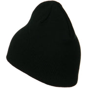 8 Inch Knitted Short Beanie