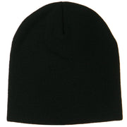 8 Inch Knitted Short Beanie