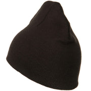 8 Inch Knitted Short Beanie