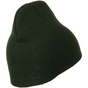 8 Inch Knitted Short Beanie