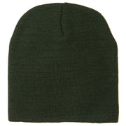 8 Inch Knitted Short Beanie