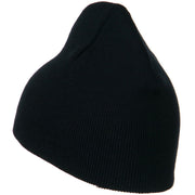 8 Inch Knitted Short Beanie