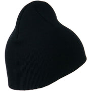 8 Inch Knitted Short Beanie