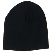 8 Inch Knitted Short Beanie