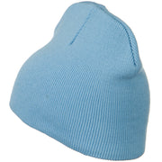 8 Inch Knitted Short Beanie